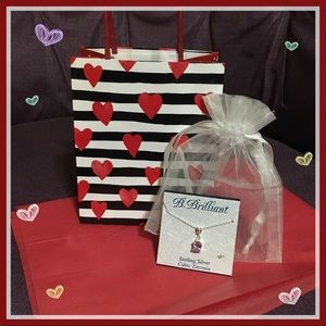 💝 B.Brilliant Sterling Silver Necklace Valentine